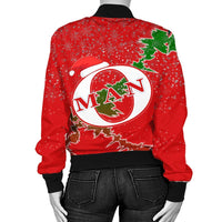 Oman Christmas Coat Of Arms Women Bomber Jacket X Style RLT13 - Wonder Print Shop