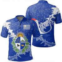 Uruguay Polo Shirt Christmas Coat Of Arms X Style8 RLT6 - Wonder Print Shop