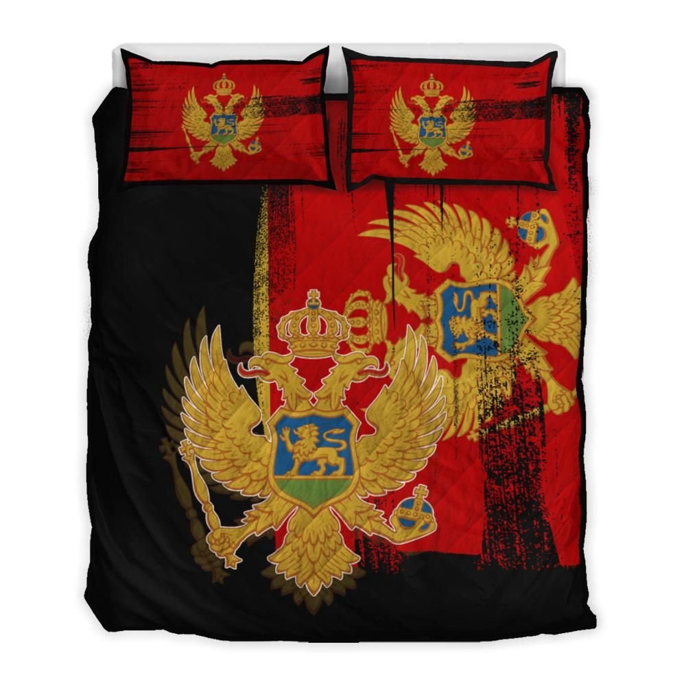 montenegro-flag-quilt-bed-set-flag-style