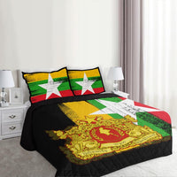 Myanmar Flag Quilt Bed Set Flag Style RLT7 - Wonder Print Shop
