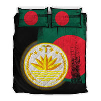 Bangladesh Flag Quilt Bed Set Flag Style RLT6 - Wonder Print Shop