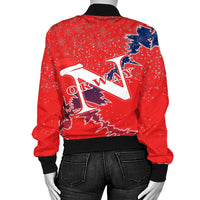 Norway Christmas Coat Of Arms Women Bomber Jacket X Style RLT7 - Wonder Print Shop
