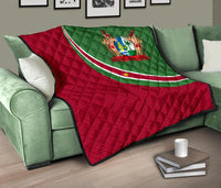 Suriname Premium Quilt Suriname Coat Of Arms and Flag Color RLT7 - Wonder Print Shop