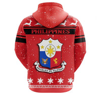Christmas Philippines Coat Of Arms Zip Hoodie RLT6 - Wonder Print Shop