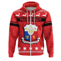 Christmas Philippines Coat Of Arms Zip Hoodie RLT6 - Wonder Print Shop