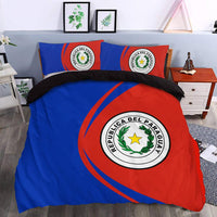 Paraguay Flag Coat Of Arms Bedding Set Circle RLT7 - Wonder Print Shop