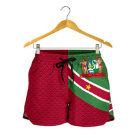 suriname-womens-shorts-suriname-coat-of-arms-and-flag-color