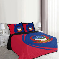 Nepal Flag Coat Of Arms Quilt Bed Set Circle RLT7 - Wonder Print Shop