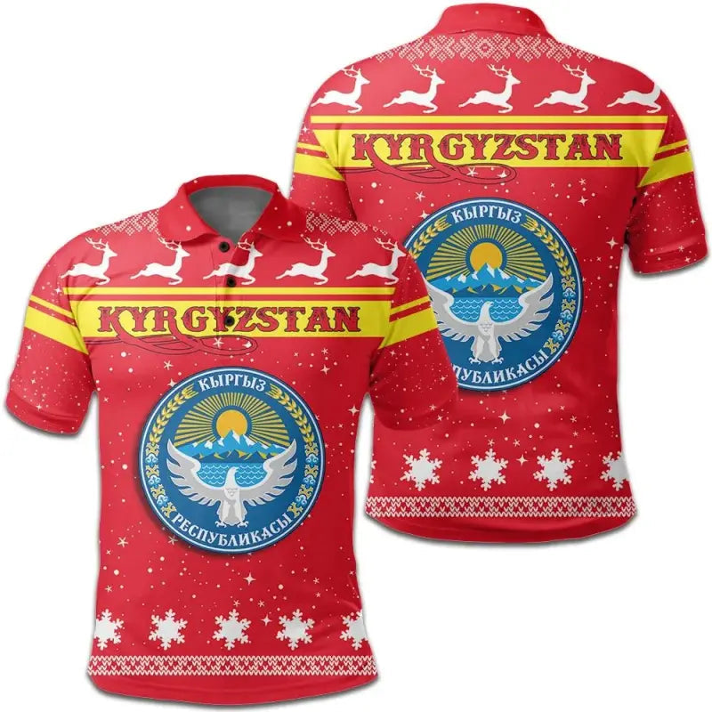 christmas-kyrgyzstan-coat-of-arms-polo-shirt