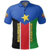 Mozambique Polo Rising Flag Mozambique Independence Day RLT7 - Wonder Print Shop
