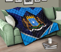 Somalia Quilts Coat Of Arms Somalia With Leopard RLT8 - Wonder Print Shop