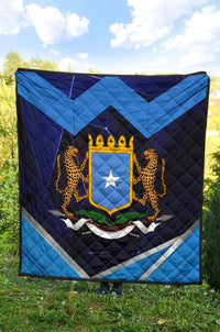 Somalia Quilts Coat Of Arms Somalia With Leopard RLT8 - Wonder Print Shop