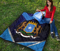 Somalia Quilts Coat Of Arms Somalia With Leopard RLT8 - Wonder Print Shop