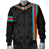 Wonder Print Shop Africa Bomber Jackets - Congo Flag Color Unisex RLT13 - Wonder Print Shop