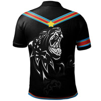 Africa Polo Shirt Democratic Republic of the Congo Flag Color RLT13 - Wonder Print Shop