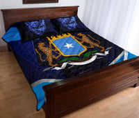 Somalia Quilt Bed Sets Coat Of Arms Somalia With Leopard RLT8 - Wonder Print Shop