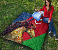 Azerbaijan Pride and Heritage Premium Quilt - Happy Independence Day RLT8 - Wonder Print Shop