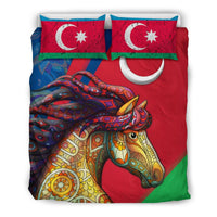 Azerbaijan Pride and Heritage Bedding Set - Happy Independence Day RLT8 - Wonder Print Shop
