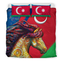 Azerbaijan Pride and Heritage Bedding Set - Happy Independence Day RLT8 - Wonder Print Shop