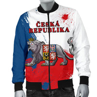 Coat ofrms Czech Republic Lion Men Bomber Jacket RLT13 - Wonder Print Shop