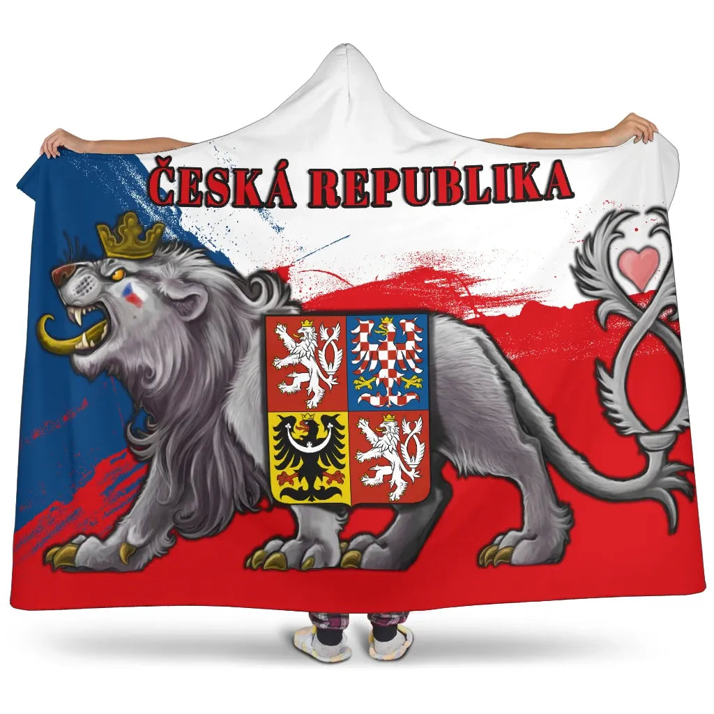 coat-ofrms-czech-republic-lion-hooded-blanket