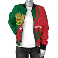 Morocco Women Bomber Jacket Generation RLT7 - Wonder Print Shop