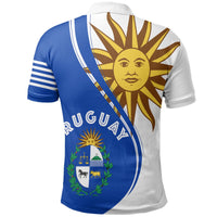 Uruguay Sky Polo T shirt RLT6 - Wonder Print Shop