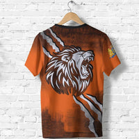 Netherlands T Shirt Lion Attack RLT7 - Wonder Print Shop