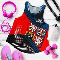 Czech Republic Racerback Tank Fall In The Wave RLT13 - Wonder Print Shop