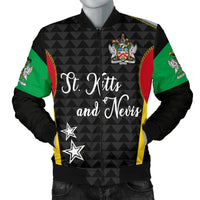 Saint Kitts and Nevis Men's Bomber Jacket Exclusive Edition RLT6 - Wonder Print Shop