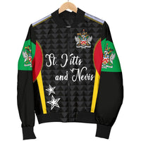 Saint Kitts and Nevis Women's Bomber Jacket Exclusive Edition RLT6 - Wonder Print Shop