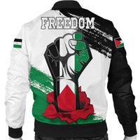 Palestine Freedom Bomber Jacket Flag and Map RLT13 - Wonder Print Shop