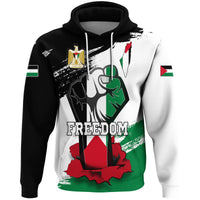 Freedom Palestine Hoodie Flag and Map RLT13 - Wonder Print Shop