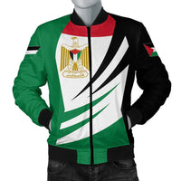 Palestine Bomber Jacket Coat Of Arms BinCjou RLT13 - Wonder Print Shop