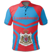 Luxembourg Polo Shirt Coat Of Arms My Style5 RLT6 - Wonder Print Shop