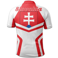 Slovakia Polo Shirt Coat Of Arms My Style RLT13 - Wonder Print Shop