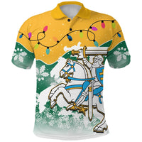 Lithuania Polo Shirt Christmas Oak Leaves Lietuva RLT6 - Wonder Print Shop