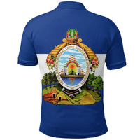 Honduras Flag with Polo Shirt Coat Of Arms RLT8 - Wonder Print Shop