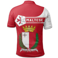 Malta Polo Shirt Coat Of Arms Simple Style RLT12 - Wonder Print Shop