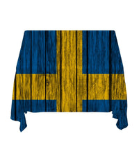 Sweden Cotton Table Cloth Wood Style RLT7 - Wonder Print Shop