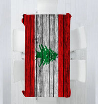 Lebanon Cotton Table Cloth - Wood Style RLT6 - Wonder Print Shop