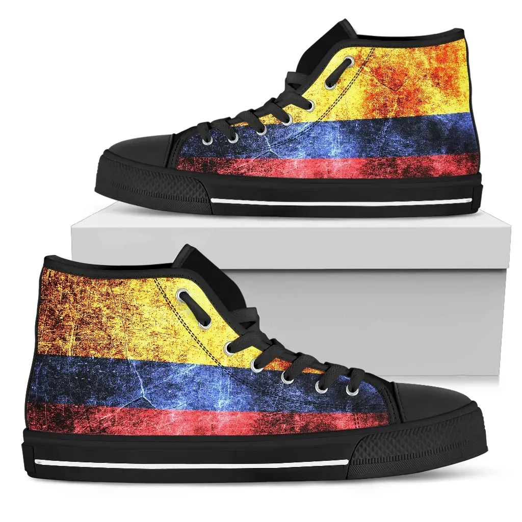 colombia-darken-flag-high-top-canvas-shoes