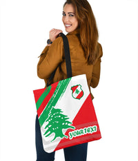 lebanon-personalised-tote-bag-lebanon-flag-polygon-style24