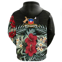 Chile Hoodie Hibiscus RLT7 - Wonder Print Shop