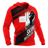 Switzerland Hoodie Switzerland Skiing RLT13 - Wonder Print Shop