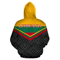 Lithuania Flag and Hoodie Coat Of Arms RLT6 - Wonder Print Shop