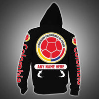Colombia Football Personalised Hoodie Colombia Pride RLT7 - Wonder Print Shop