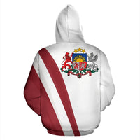 Latvia Flag Hoodie Special Version RLT6 - Wonder Print Shop