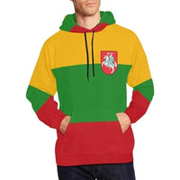 Lithuania Lietuva Flag hoodie RLT6 - Wonder Print Shop