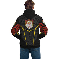 Serbia Unisex Hoodie Tribal Style RLT7 - Wonder Print Shop